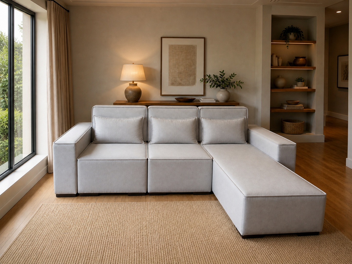 Modular Trinity en un ambiente de living del catálogo